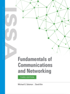 Cover of the Fundamentals of Communications and Networking, 3rd Edition, by Michael G. Solomon and David Kim